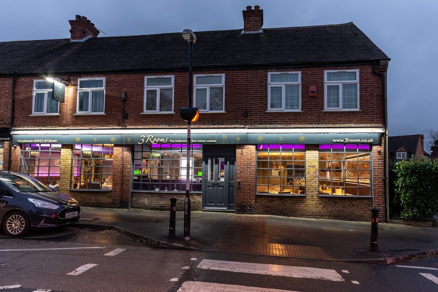 3 Rooms Indian Restaurant, Ottershaw, Surrey